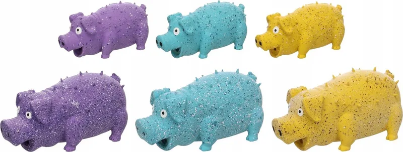 Hondenspeeltje Freckles Varken Latex S - Piggend & Speels by Flamingo in Blue – product photo