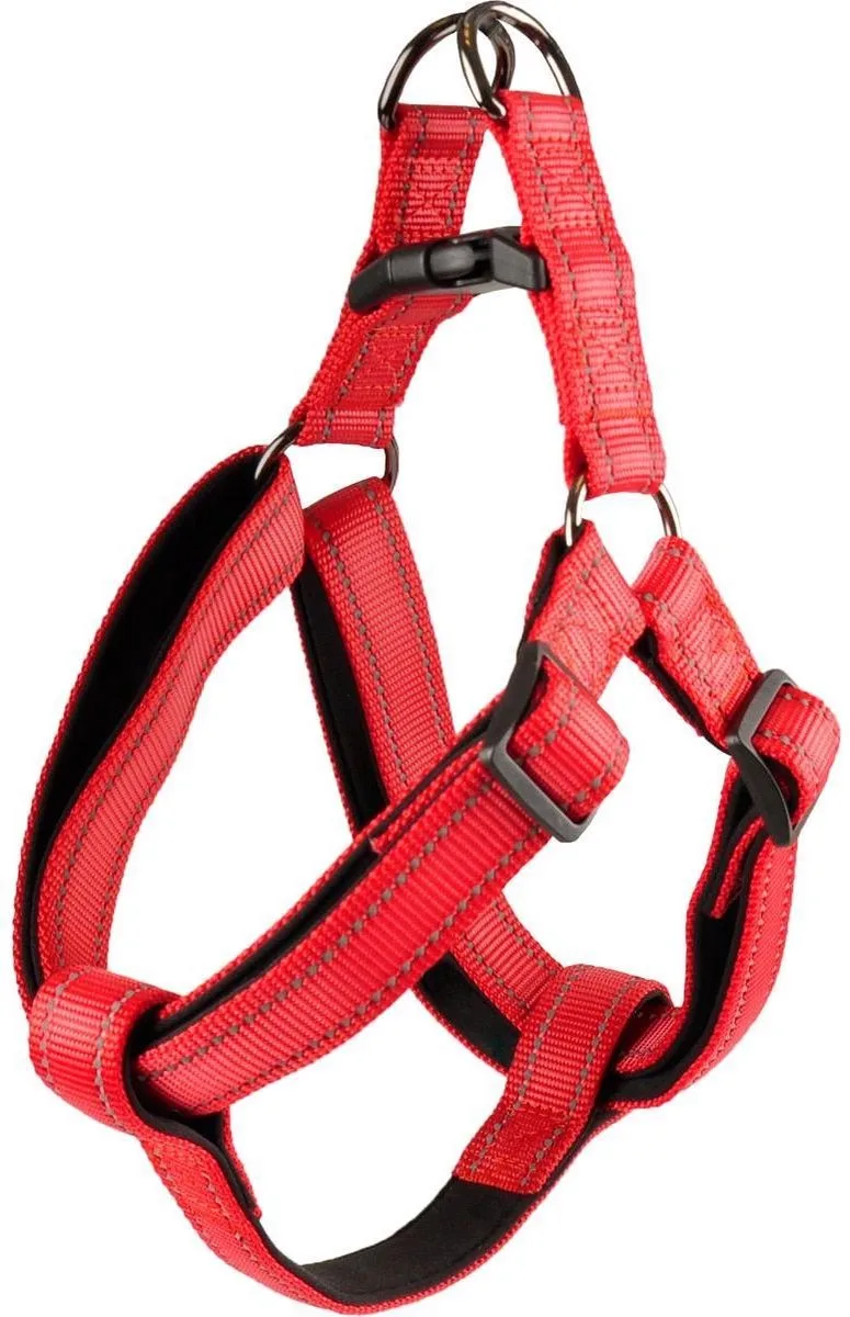 Hondentuig Ultar Rood - Rood - 60 - 90 cm x 25 mm de Flamingo en Rouge – photo produit