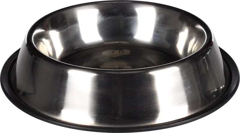 Hondenvoerbak Inox Antislip - 30 x 30 x 5.5 cm fra Flamingo i Sølv – produktbillede