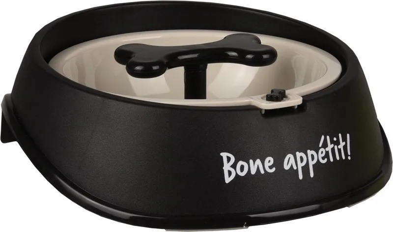 Hondenvoerbak Slowfeeder Osto - 650 ml by Flamingo in Black – product photo