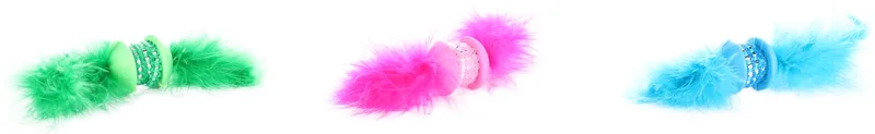 Howi - Speelgoed Katten - Ps Howi Rol Met Pluimen Assortiment - 1st - 129392 - 1st by Flamingo in Multicolour – product photo