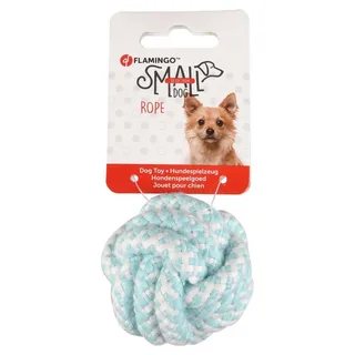 Hs Small Dog Cub Touw Bal Ivar 6cm by Flamingo in Green – product photo 2 of 2