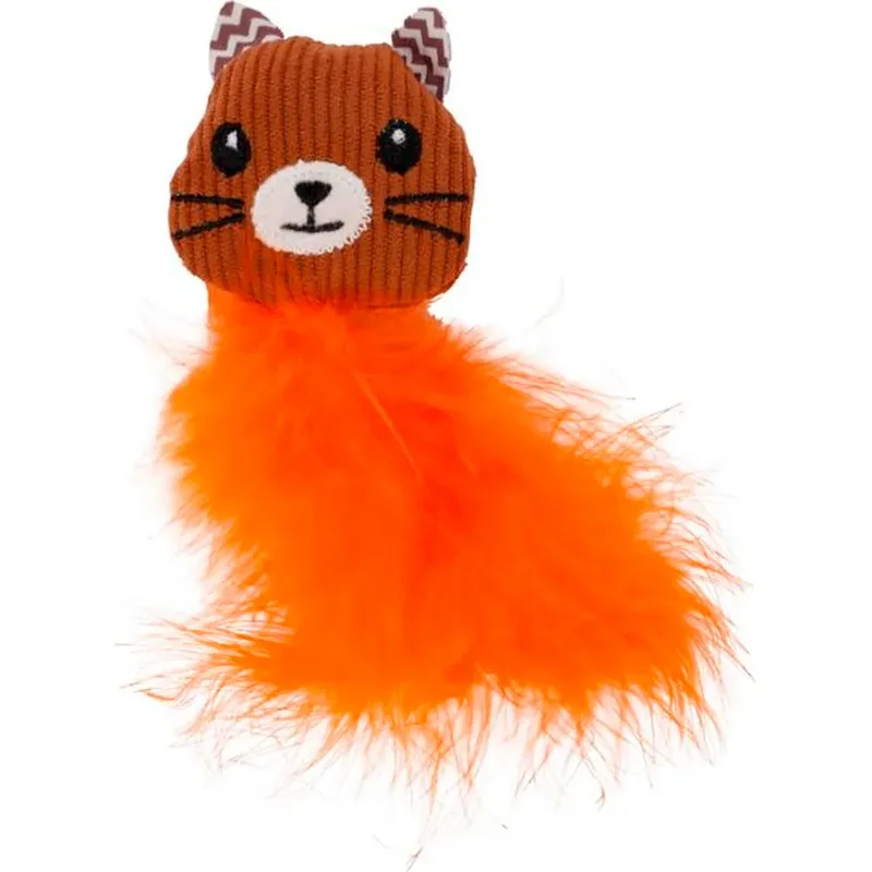 Jade Cat With Feather Katten Speelgoed by Flamingo – product photo