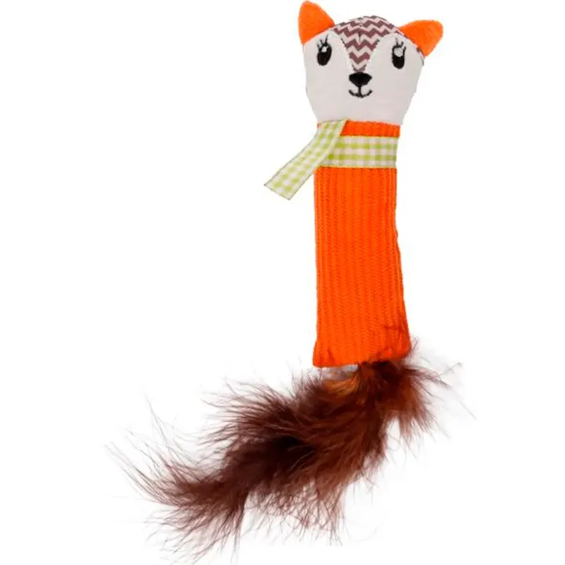 Jade Fox Feather Long Katten Speelgoed von Flamingo – Produktfoto