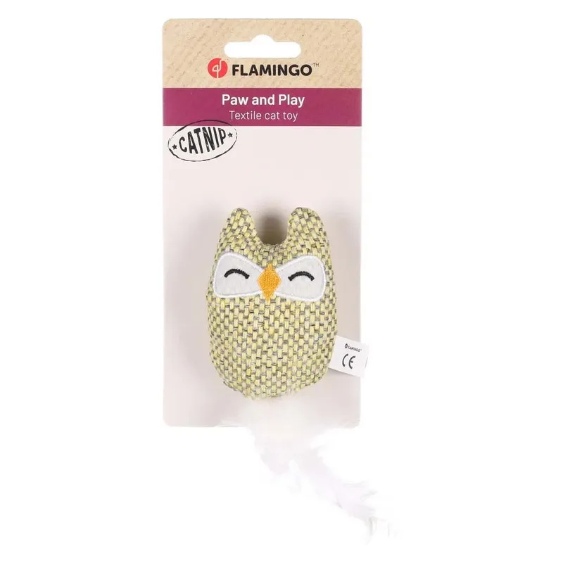 Jagre - Speelgoed Katten - Ps Jagre Uil Geel 5,7x3,3x15,5cm - 1st - 138936 - 1st von Flamingo – Produktfoto 2 von 2