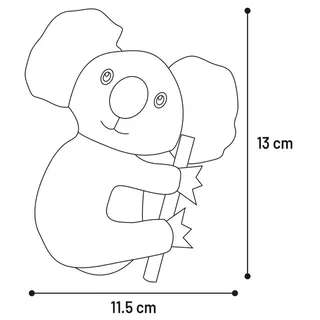 Jeany Koala Kattenspeelgoed fra Flamingo – produktbillede 3 af 3