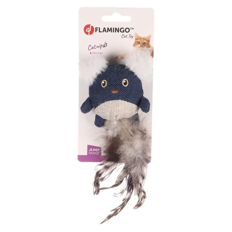 Jeany Muis - Kattenspeelgoed - 20x10 cm by Flamingo in Blue – product photo 2 of 3