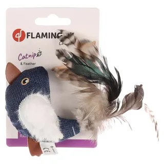 Jeany Vogel - Kattenspeelgoed - 15x8.5 cm by Flamingo in Blue – product photo 2 of 3