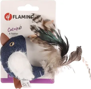 Jeany Vogel - Kattenspeelgoed - 15x8.5 cm by Flamingo in Blue – product photo 1 of 3