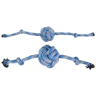 Joe Rope & Ball 2 Knots Hondenspeeltje 45cm fra Flamingo – produktbillede 2 af 2