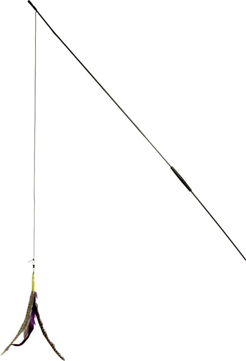 Jonathan - Speelgoed Katten - Kattenhengel Veren Display - 1st - 116751 - 1st by Flamingo in Black – product photo