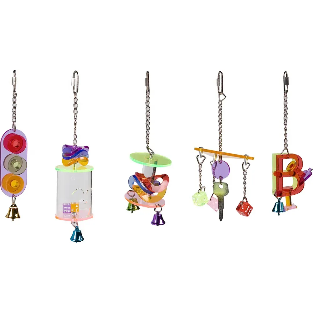 Jouet Pour Oiseaux Acrylic Midi Assorti by Flamingo – product photo
