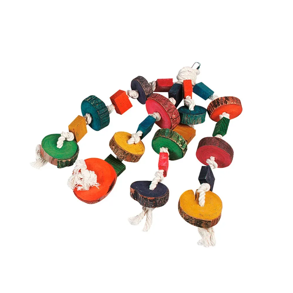 Jouet Pour Oiseaux Perch & Beads 4 Strings de Flamingo – photo produit