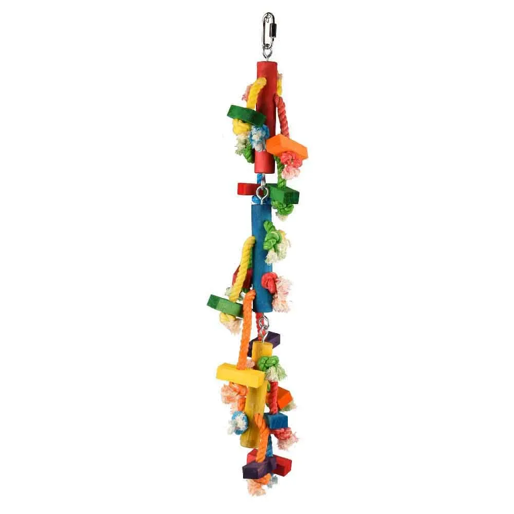 Jouet Pour Oiseaux Rainbow Eli 53cm van Flamingo – productfoto