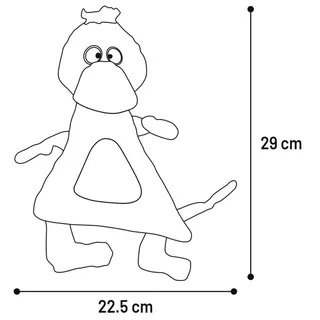 Kareau Duck Hondenspeeltje van Flamingo – productfoto 3 van 3