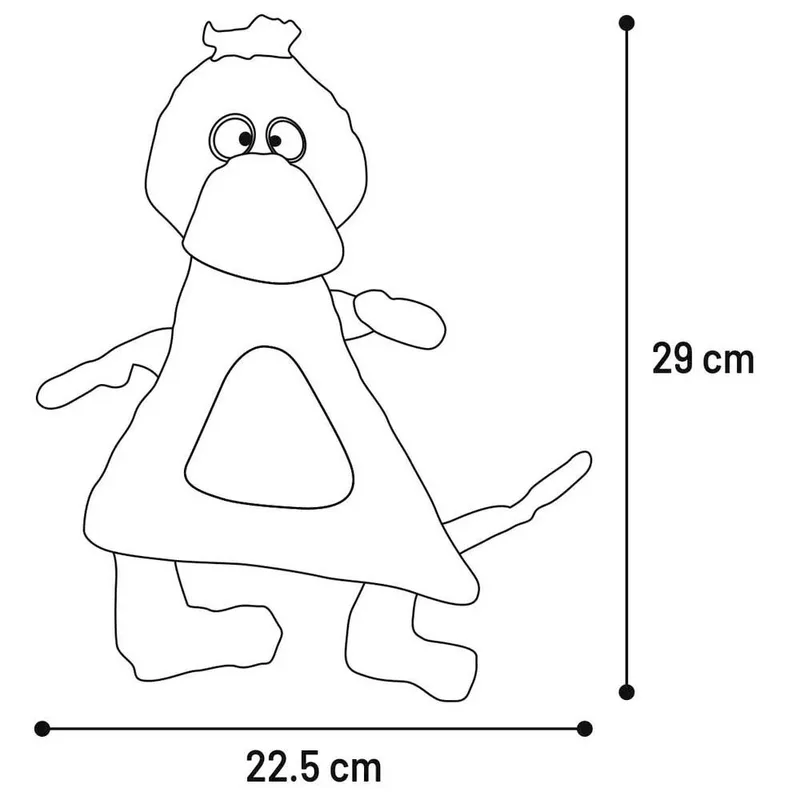 Kareau Duck Hondenspeeltje van Flamingo – productfoto 3 van 3