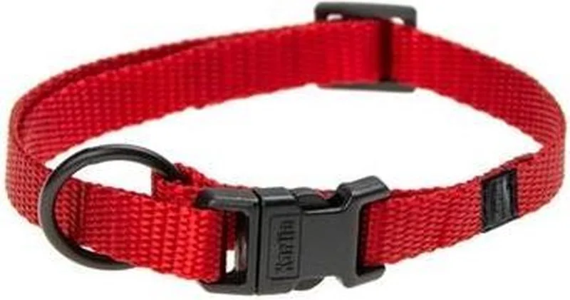 Karlie Halsband Sport Plus Verstelbaar - 15 mm x 30-45 cm de Flamingo en Rouge – photo produit