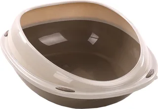 Kattenbak Jota - S van Flamingo in Taupe – productfoto 1 van 4