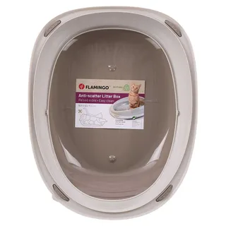 Kattenbak Jota - S van Flamingo in Taupe – productfoto 2 van 4