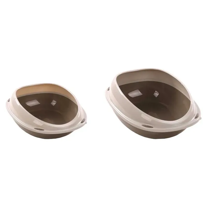 Kattenbak Jota - S van Flamingo in Taupe – productfoto 3 van 4