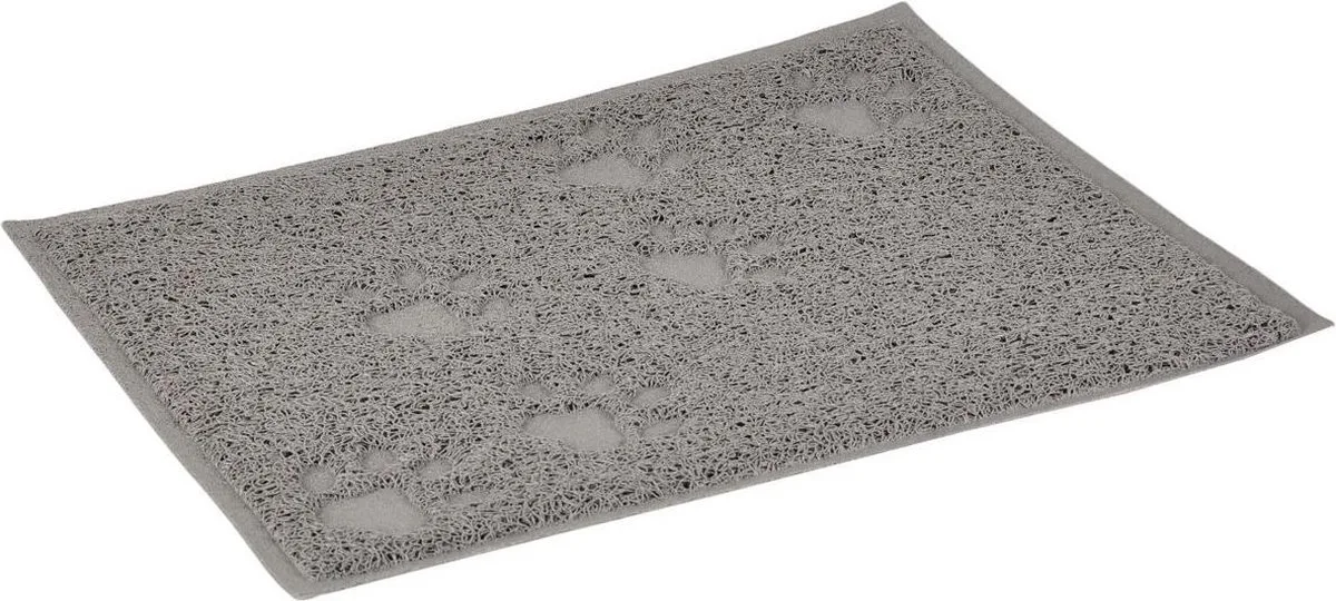 Kattenbakmat - 40 x 30 cm van Flamingo in Grijs – productfoto