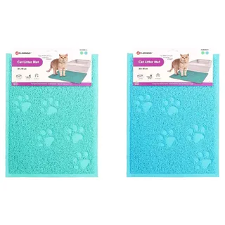 Kattenbakmat - 40 x 30 cm - groen de Flamingo en Bleu – photo produit 3 sur 4