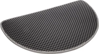 Kattenbakmat Matz – 65 cm L x 40 cm B x 1.3 cm H,Antislip, Waterdicht - Honingraatstructuur - Uitloopmat - Placemat Kat - Schoonloopmat Kattenbak - Kattenbak Accessoires - Katten Grit Opvanger - Katten Mat fra Flamingo i Grå – produktbillede 1 af 3
