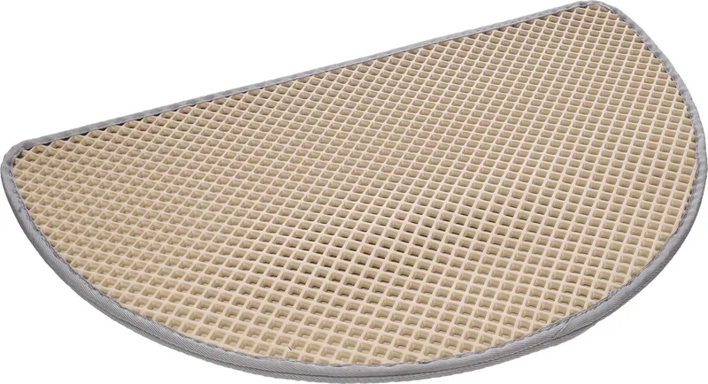 Kattenbakmat Matz – 65 cm L x 40 cm B x 1.3 cm H,Antislip, Waterdicht - Honingraatstructuur - Uitloopmat - Placemat Kat - Schoonloopmat Kattenbak - Kattenbak Accessoires - Katten Grit Opvanger - Katten Mat von Flamingo in Beige – Produktfoto 1 von 3