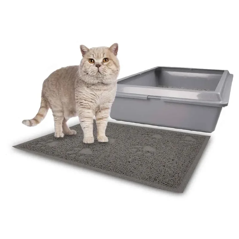 KATTENBAKMAT RH 60x90CM-ANTR de Flamingo en Gris – photo produit 4 sur 4