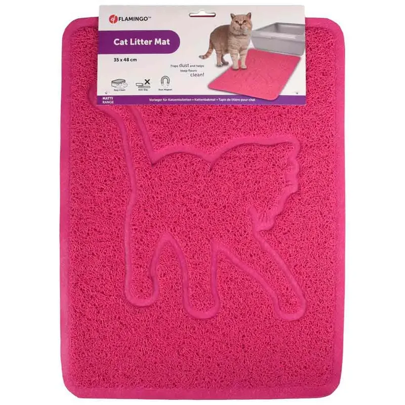KATTENBAKMAT ROSIE FUCHSIA 35x48CM by Flamingo in Pink – product photo 2 of 3