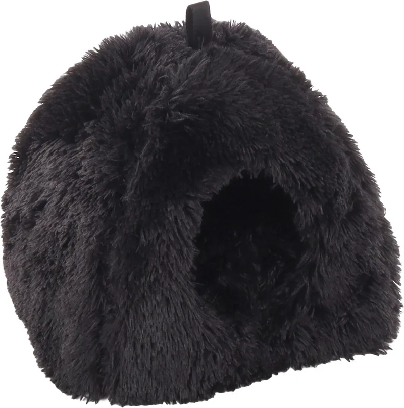Kattenbed – katten slaapmand – kattenhuis – kattenhol – Cat cave – 39 x 39 x 42 cm – Flamingo Slaapplaats Krems by Flamingo in Black – product photo