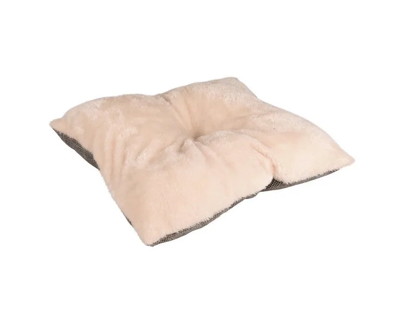 Kattenbed – katten slaapmand – kattenhuis – kattenhol – Cat cave – Bruin/Crème, 45 x 35 x 35 cm – Flamingo Slaapplaats Snoozebay de Flamingo en Marron – photo produit 5 sur 5