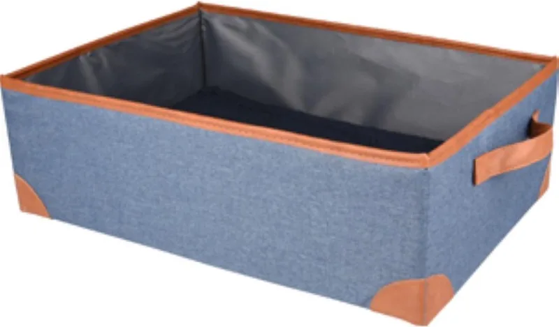 Kattenmand Denie Blauw - Blauw - 50 x 35 x 16.5 cm by Flamingo in Blue – product photo