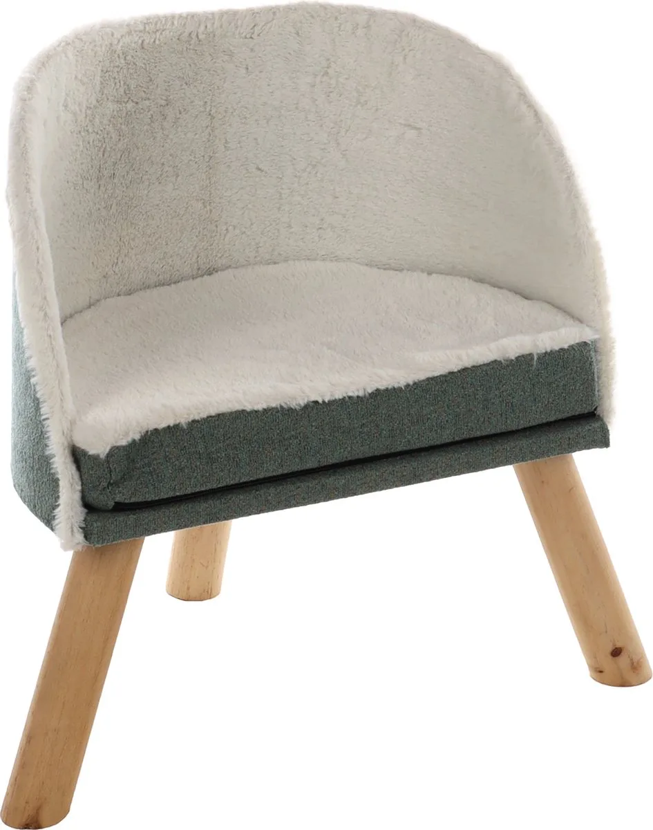 Kattenmeubel - Scandi Sofa von Flamingo in Grün – Produktfoto