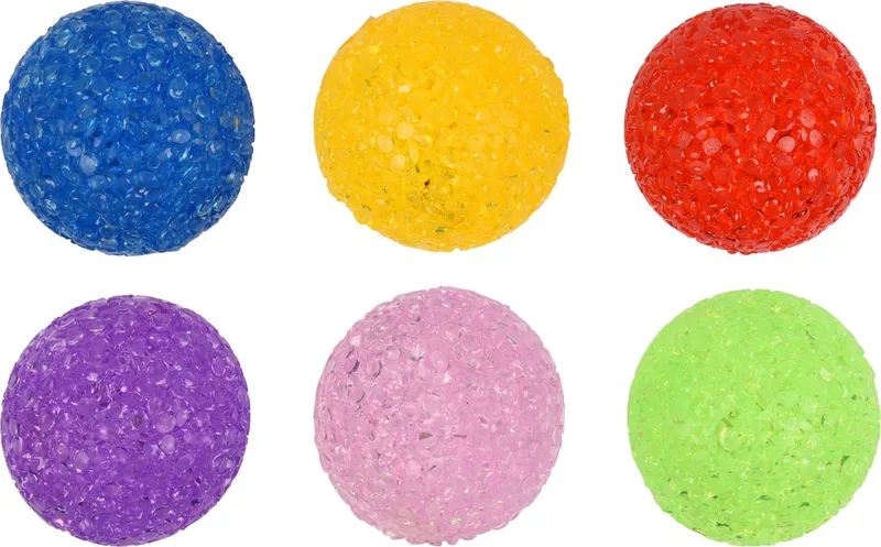 Kattenspeelgoed Glinsterbal - Assorti - 5 x 5 x 5 cm by Flamingo in Willekeurig – product photo