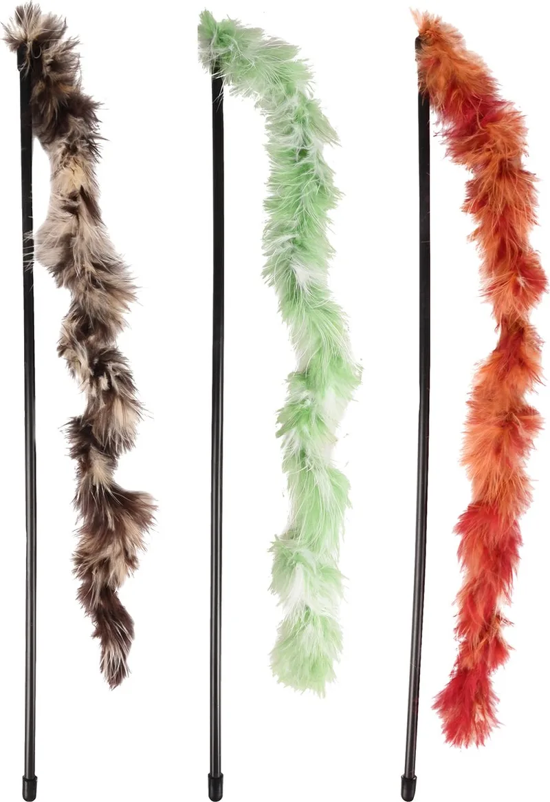 Kattenspeelgoed Hengel Soft Party - 50 x 13.5 x 2 cm de Flamingo en Multicolore – photo produit