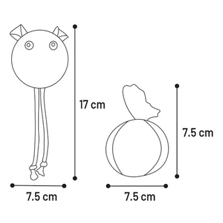 Kattenspeelgoed – Jayla Muis & Bal – Meerkleurig – Kerst kattenspeeltje set- 561750 fra Flamingo i Rød – produktbillede 3 af 3