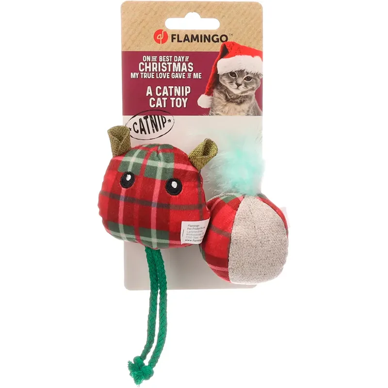 Kattenspeelgoed – Jayla Muis & Bal – Meerkleurig – Kerst kattenspeeltje set- 561750 fra Flamingo i Rød – produktbillede 2 af 3