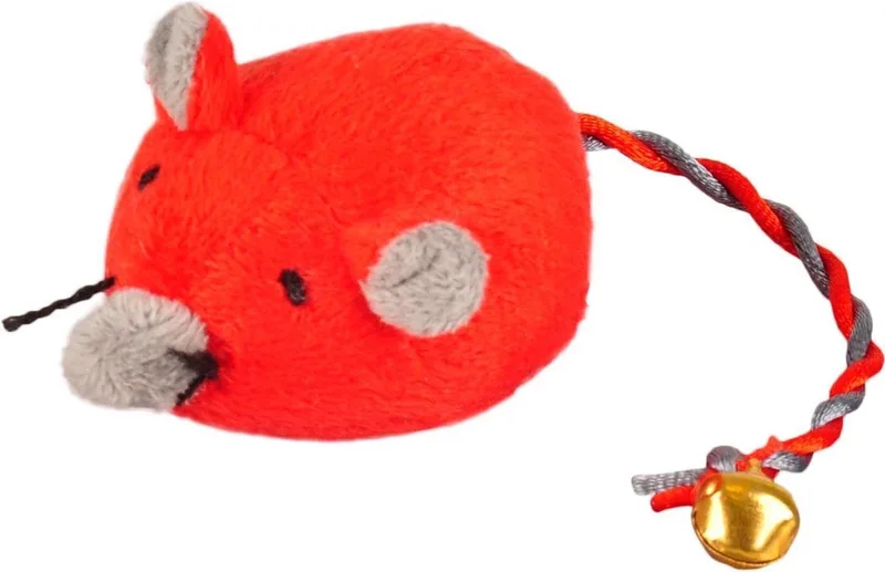 Kattenspeelgoed Jerry Muis met Bel - 18 x 5 x 4.5 cm de Flamingo en Rouge – photo produit