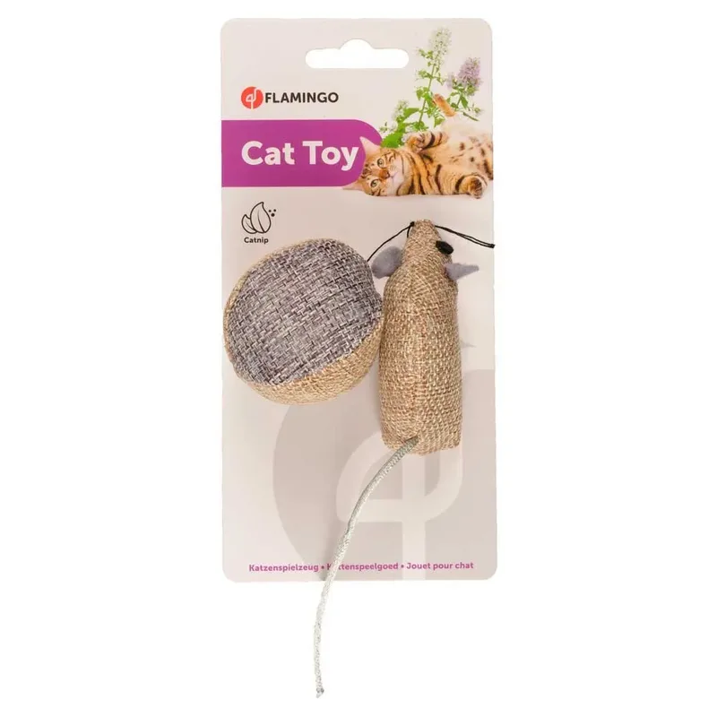 Jouet Pour Chat Juns de Flamingo en Beige – photo produit 2 sur 2