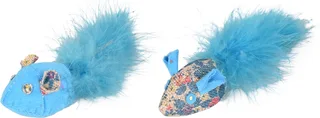 Kattenspeelgoed Marly muis - 4 x 15 x 3.5 cm de Flamingo en Bleu – photo produit 1 sur 4