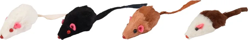 Kattenspeelgoed Mouse Cozy - 5 x 2.5 x 2.5 cm de Flamingo en Willekeurig – photo produit