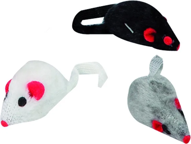 Kattenspeelgoed Mouse Plush - 5 x 2.5 x 2.5 cm by Flamingo in Willekeurig – product photo