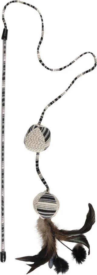 Kattenspeelgoed Pirin Hengel - 100 x 4.5 x 4 cm by Flamingo in Black – product photo 1 of 2