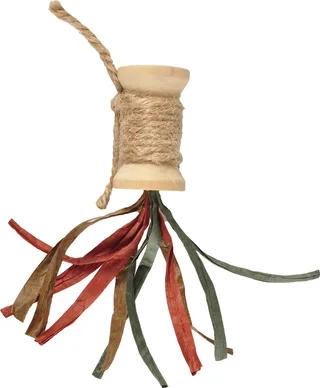 Kattenspeelgoed Rila Garenklos - 3 x 3 x 13 cm von Flamingo in Beige – Produktfoto 1 von 2