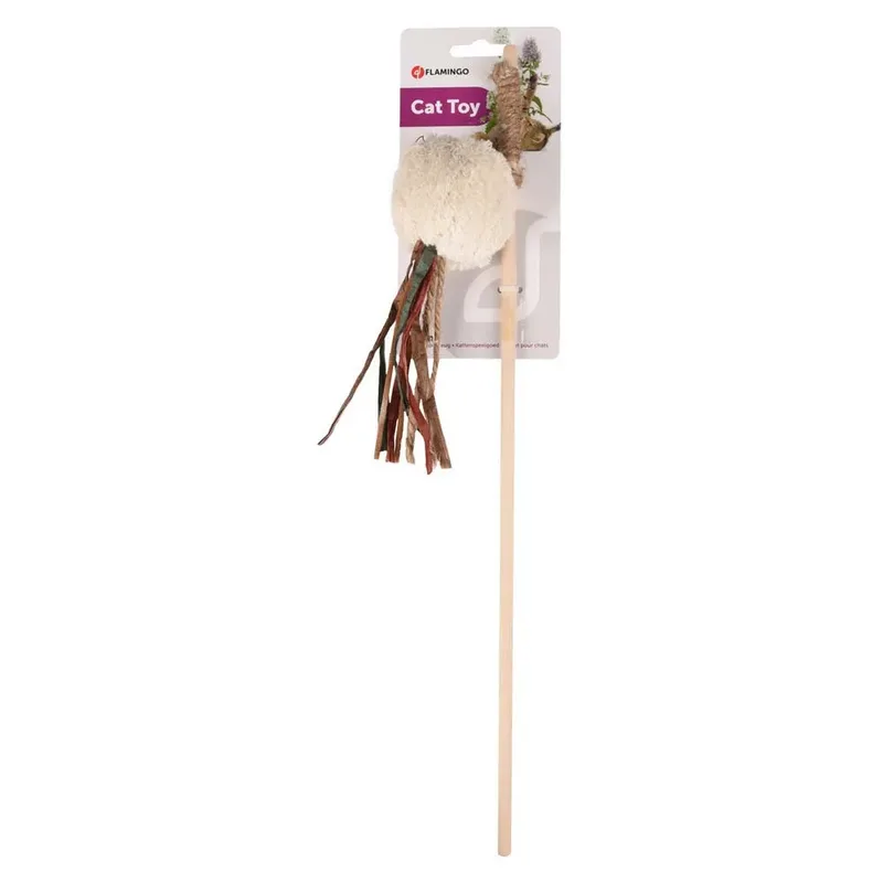 Kattenspeelgoed Rila Hengel Bal - 69 x 5.5 x 5.5 cm de Flamingo en Marron – photo produit 2 sur 2