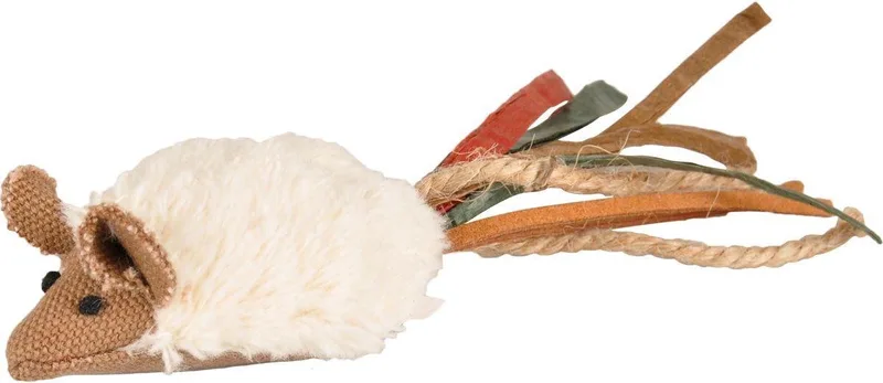 Kattenspeelgoed Rila Muis - 8.5 x 23 x 5 cm by Flamingo in White – product photo 1 of 2