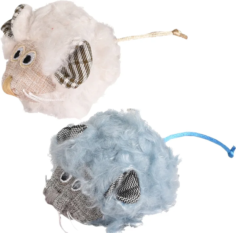 Jouet Pour Chat Rizzo Rattle Assorti de Flamingo en Blanc – photo produit
