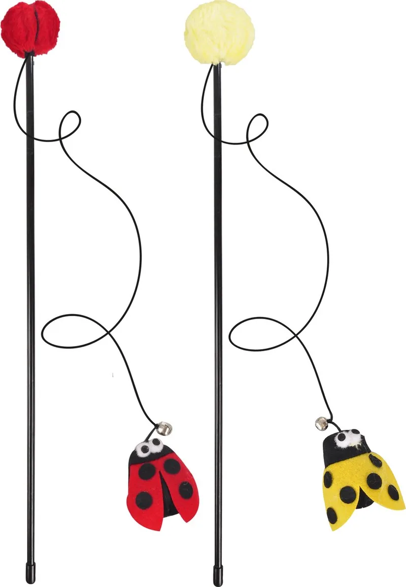 Kattenspeelgoed Tangler Happy Bug - 53 x 9 x 4 cm de Flamingo en Rouge – photo produit