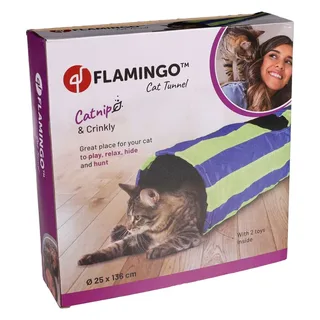 Kattenspeelgoed Tunnel Feline Cruiser - Assorti - 136 x 25 x 25 cm von Flamingo in Willekeurig – Produktfoto 4 von 5